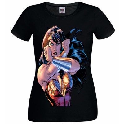 Страхотна дамска тениска на WONDER WOMAN